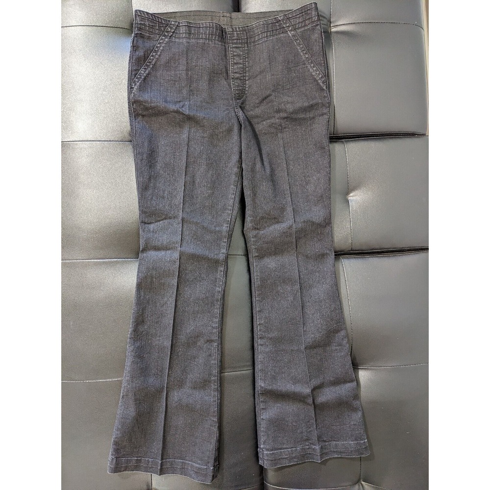 Chico's Platinum‎ Women's Black Denim Bootcut Jeans 1 Reg
